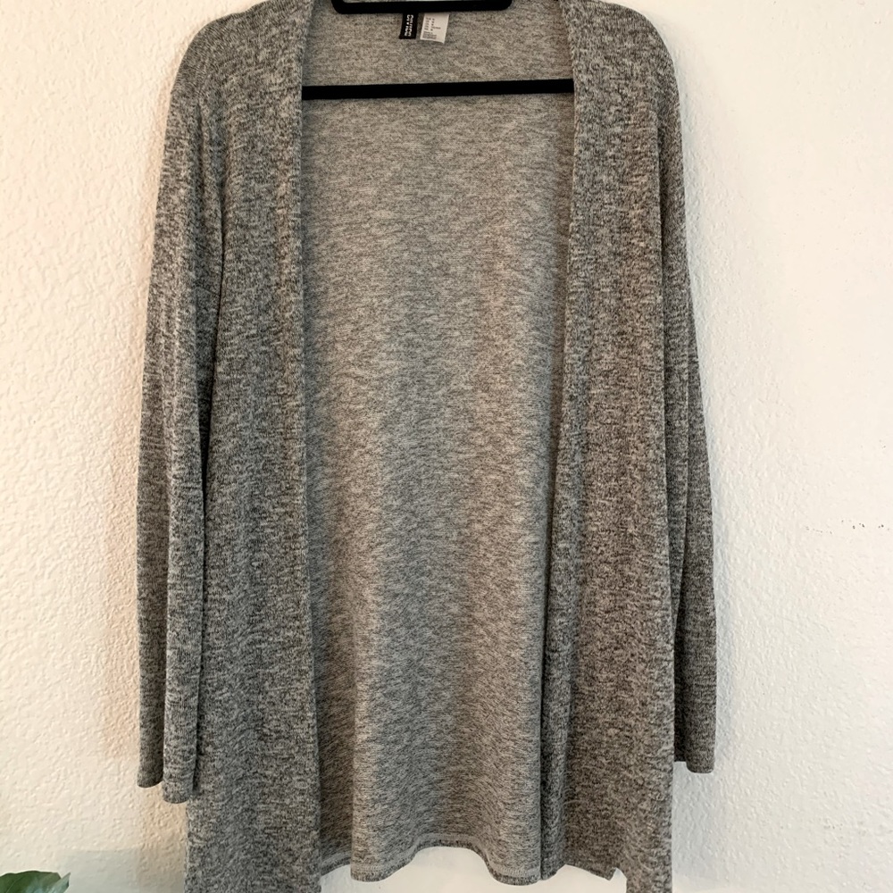 HM Grey long cardigan